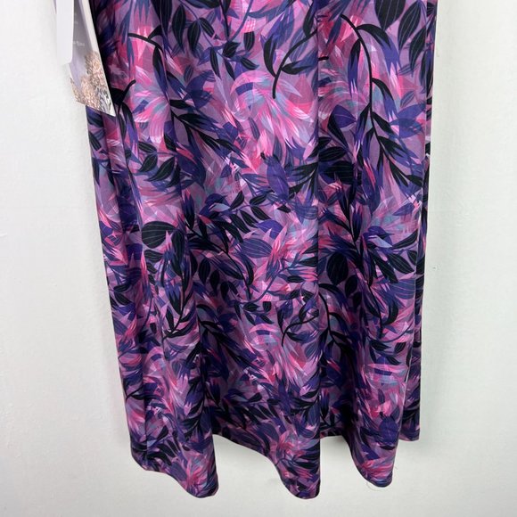 NWT Kyodan Outdoor Racerback Athletic Dress Leaves Mini Purple Size Small S NEW - Picture 8 of 11